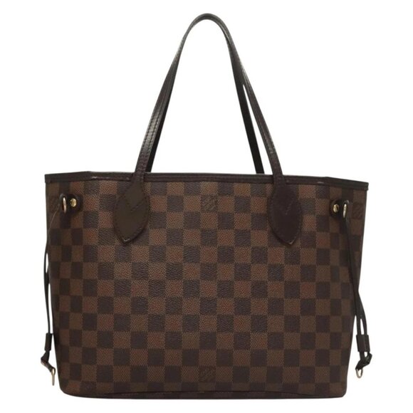 LOUIS VUITTON Damier Ebene Neverfull PM Tote Bag N51109 LV Auth 133366 - Picture 2 of 16